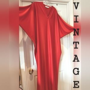 Bill Blass Red Maxi Dress